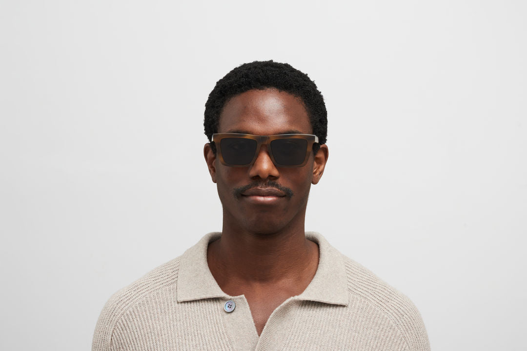 MYKITA LOME Chilled Raw Galapagos/Silver / Dark Grey Solid