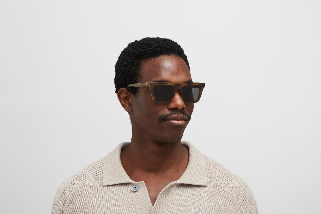 MYKITA LOME Chilled Raw Galapagos/Silver / Dark Grey Solid