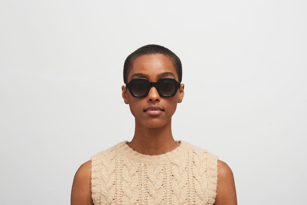 MYKITA TESHI C110 Black Havana/Shiny Silver / Raw Black Gradient