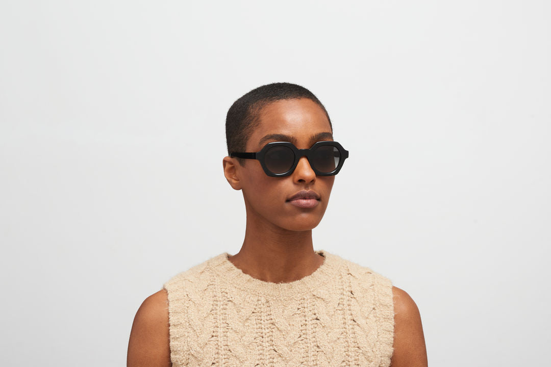 MYKITA TESHI C110 Black Havana/Shiny Silver / Raw Black Gradient