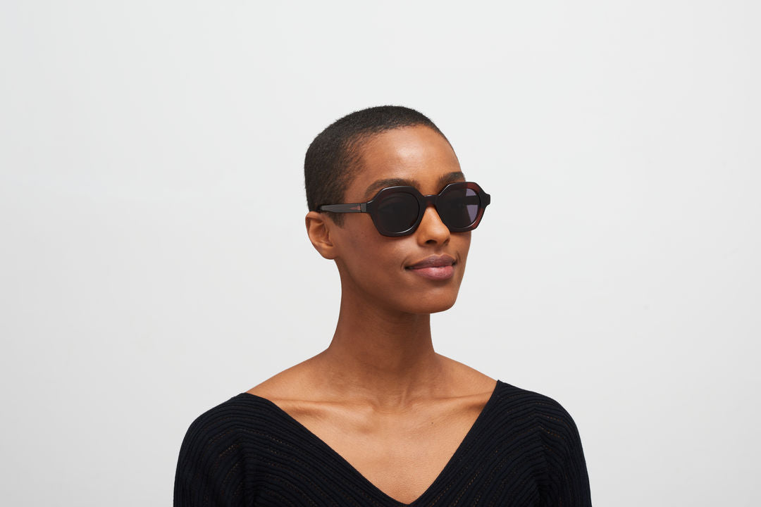 MYKITA TESHI C171 Pine Honey/Shiny Silver / Coolgrey Solid