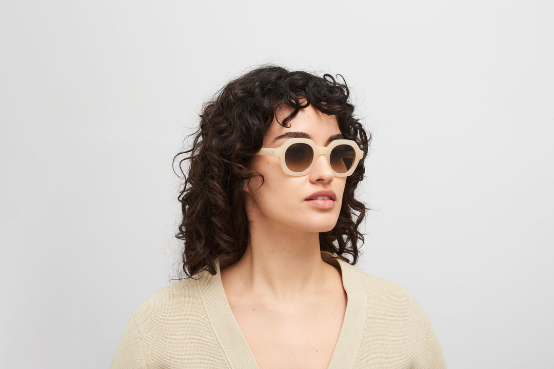 MYKITA TESHI C188 Blonde/Shiny Silver / Rawbrown Gradient