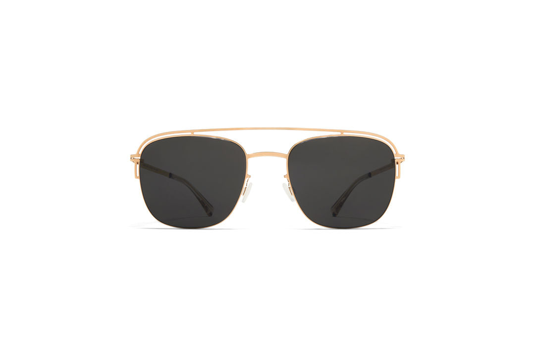 MYKITA NOR Champagne Gold / Dark Grey Solid