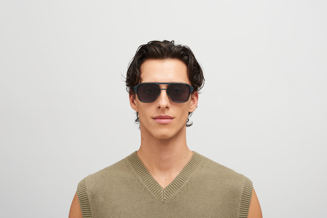 MYKITA KNOX A86-Indigo/Santiago Gradient / Cool Grey Solid