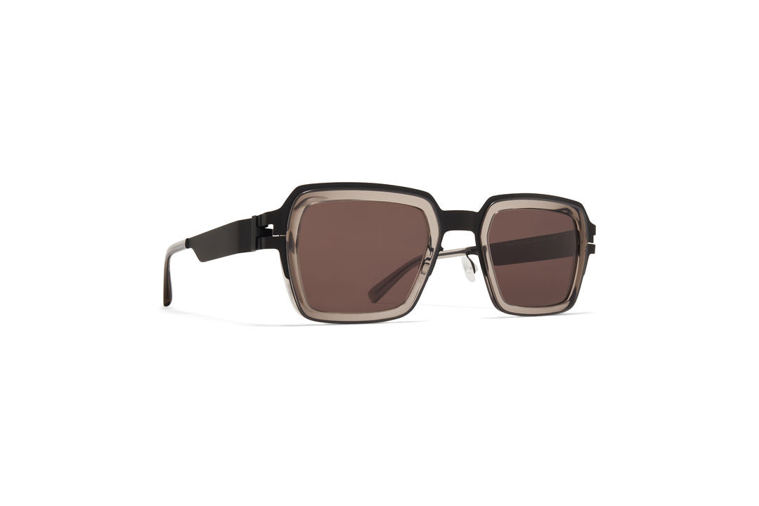 MYKITA LENNON A77 Black/Clear Ash / Brown Solid