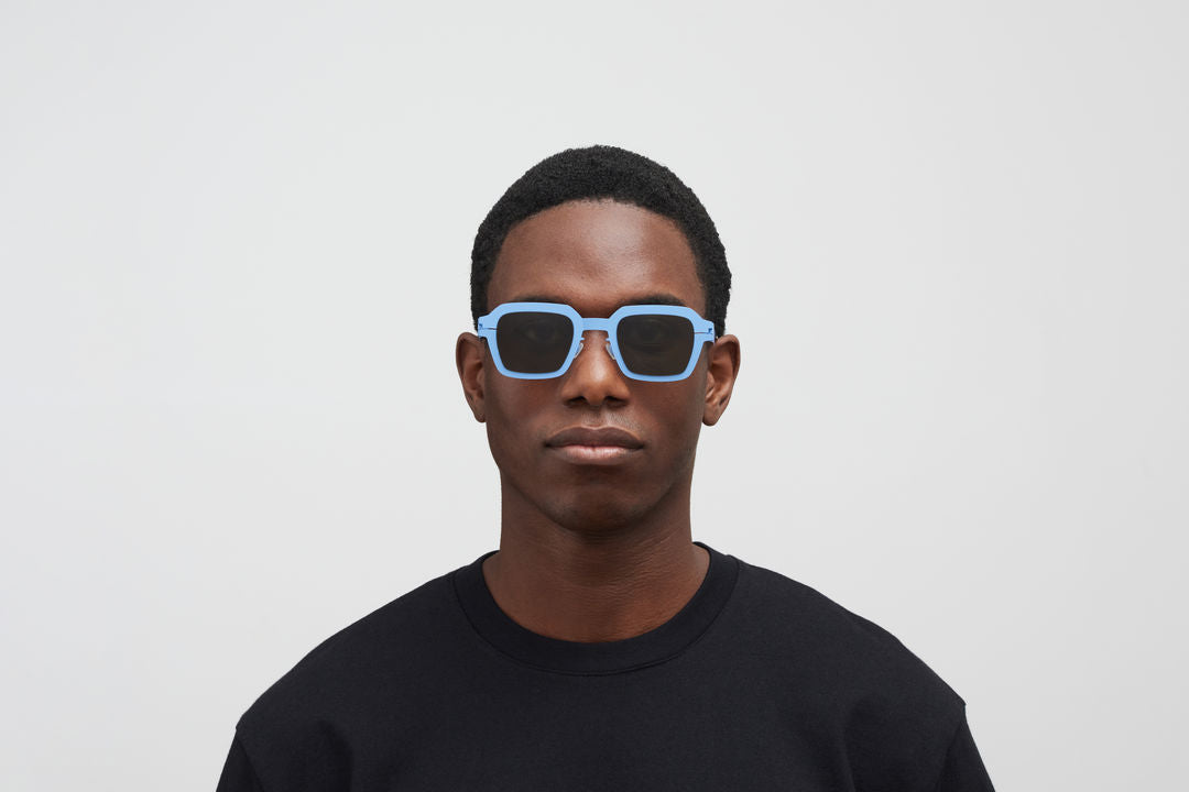 MYKITA MOTT Light Blue / Raw Green Solid