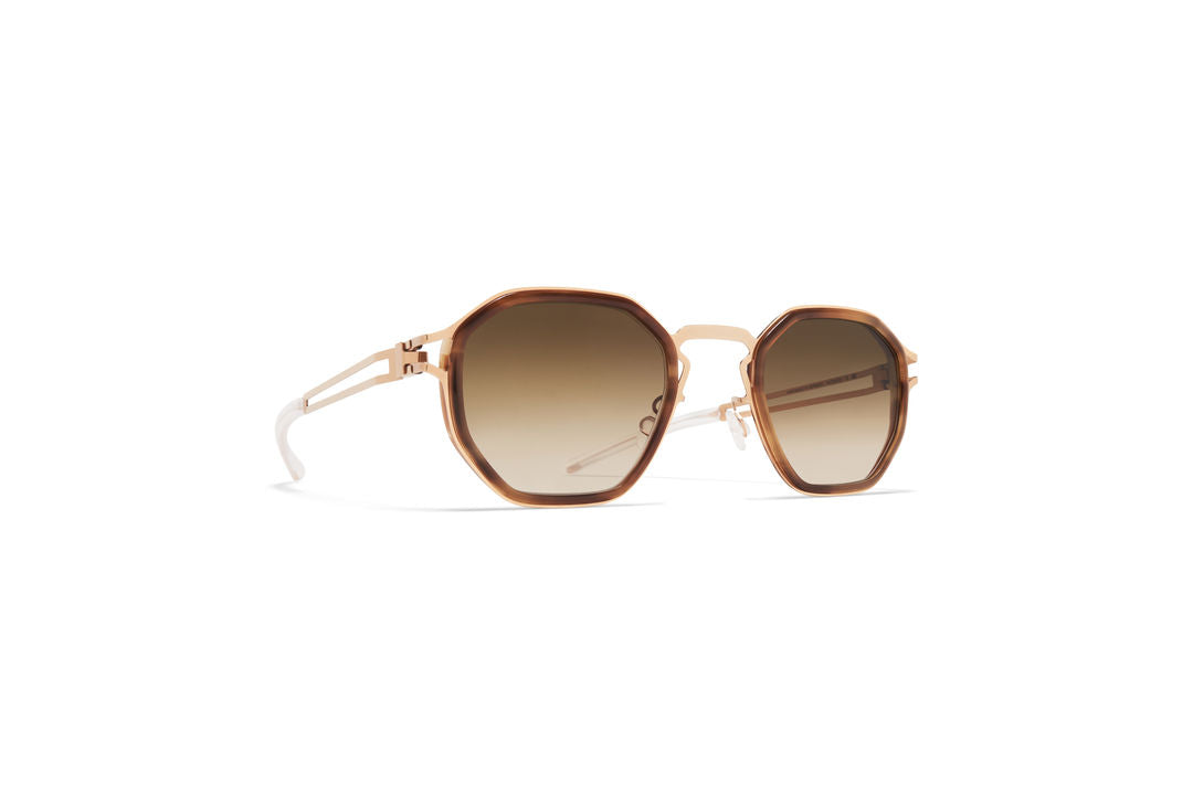 MYKITA GIA A80 Champagne Gold/Galapagos / Raw Brown Gradient