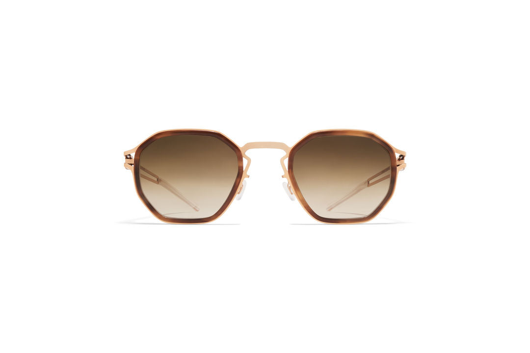 MYKITA GIA A80 Champagne Gold/Galapagos / Raw Brown Gradient
