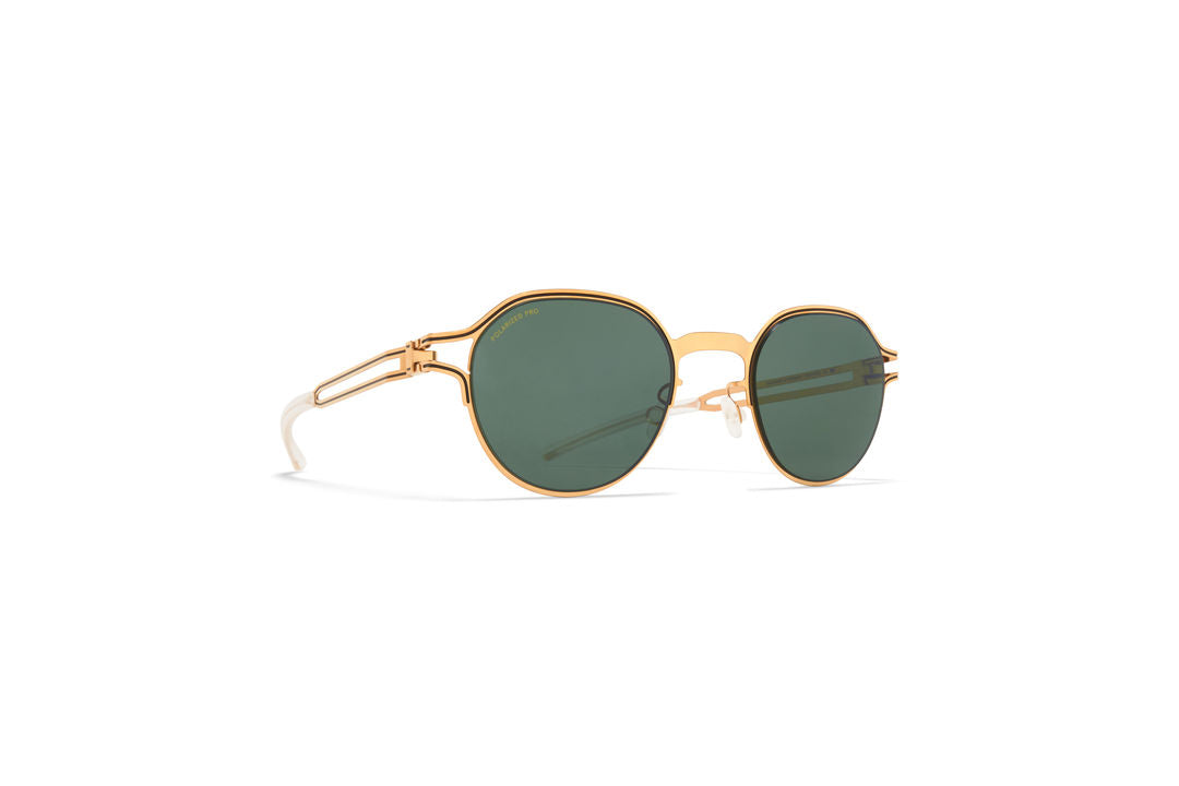 MYKITA VAASA Gold/Black / Polarized Pro Green 15