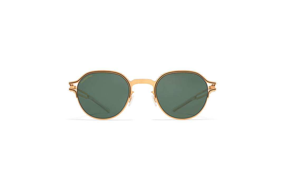 MYKITA VAASA Gold/Black / Polarized Pro Green 15