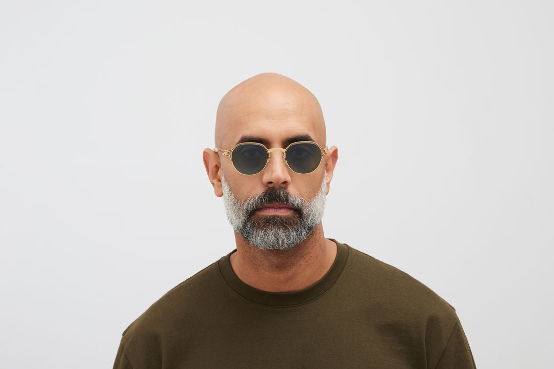 MYKITA VAASA Gold/Black / Polarized Pro Green 15