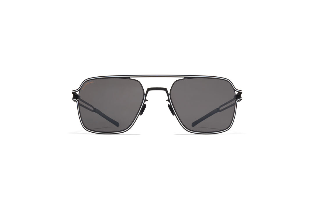 MYKITA RIKU Black/White / Polarized Pro Hi-Con Grey