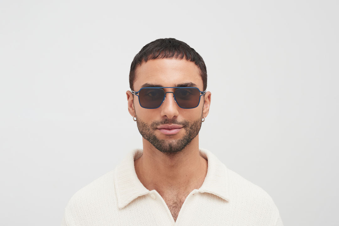 MYKITA RIKU Indigo/Yale Blue / Polarized Pro Amber Brown