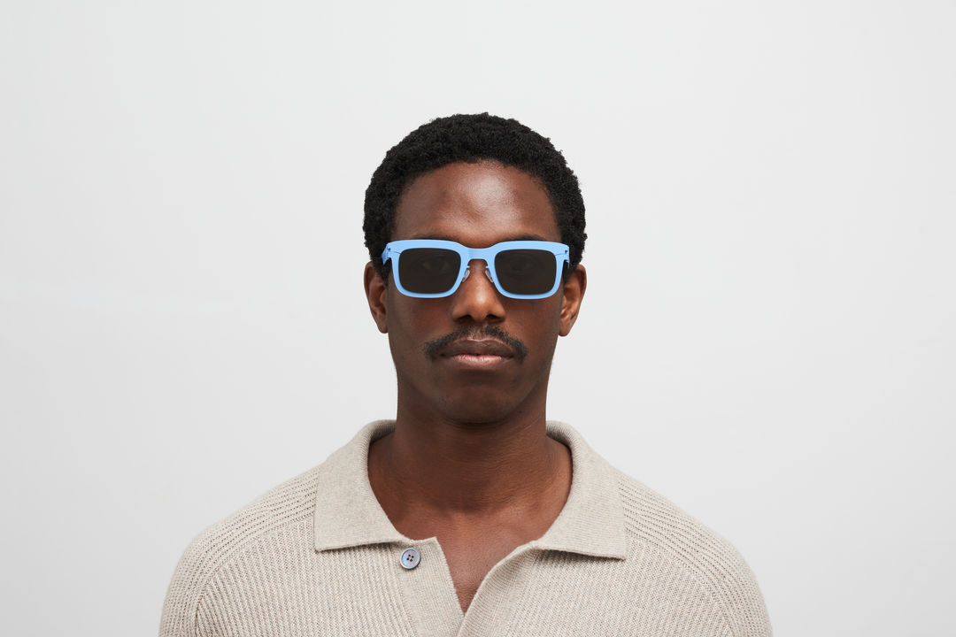 MYKITA NORFOLK Light Blue / Raw Green Solid