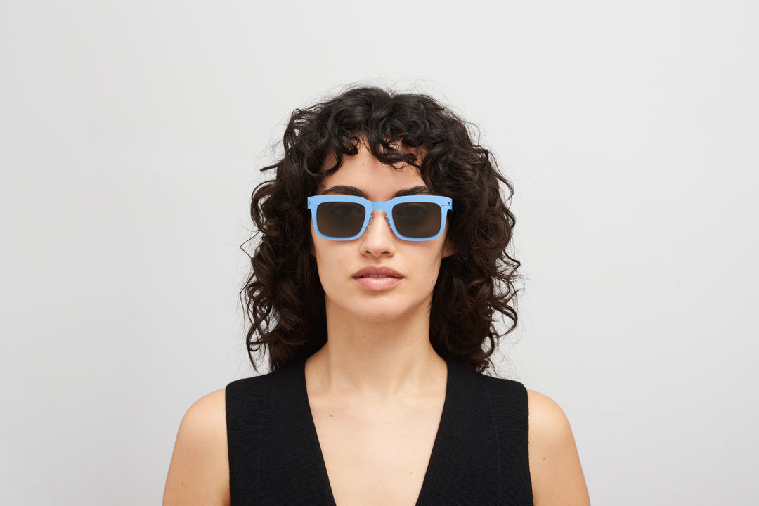 MYKITA NORFOLK Light Blue / Raw Green Solid