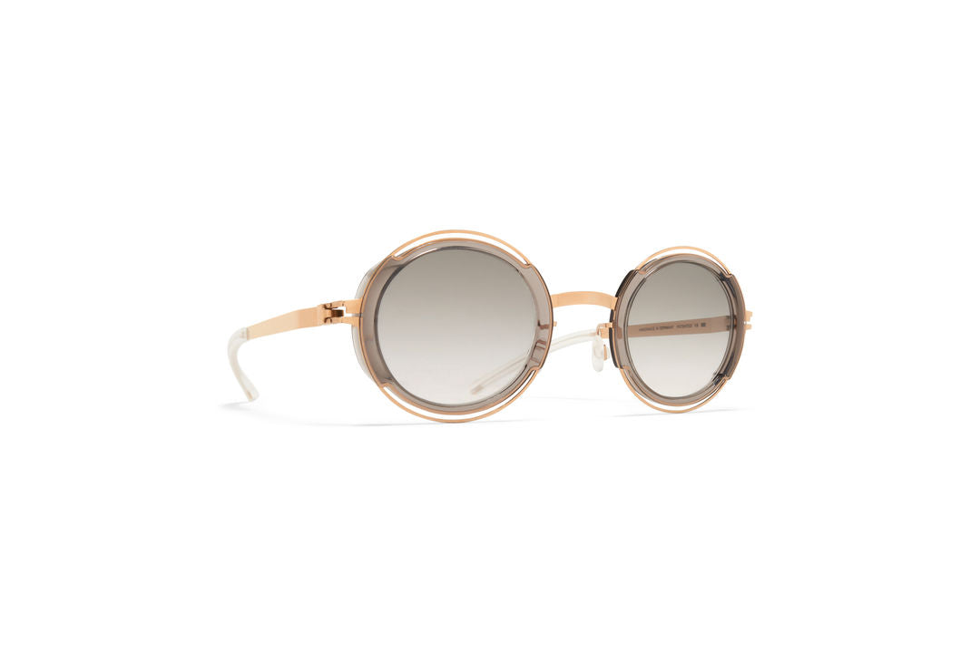 MYKITA PEARL A83-Champagne Gold/Clear Ash / Original Grey Gradient