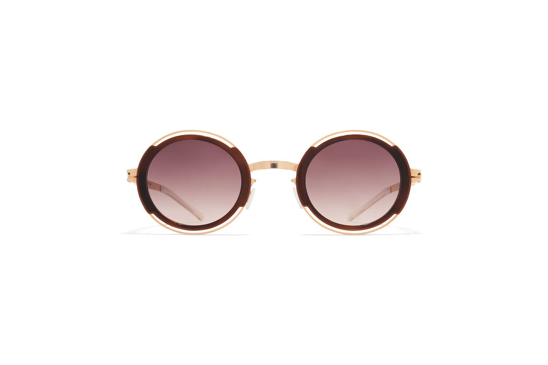 MYKITA PEARL A90-Champagne Gold/Zanzibar / Cedar Brown Gradient