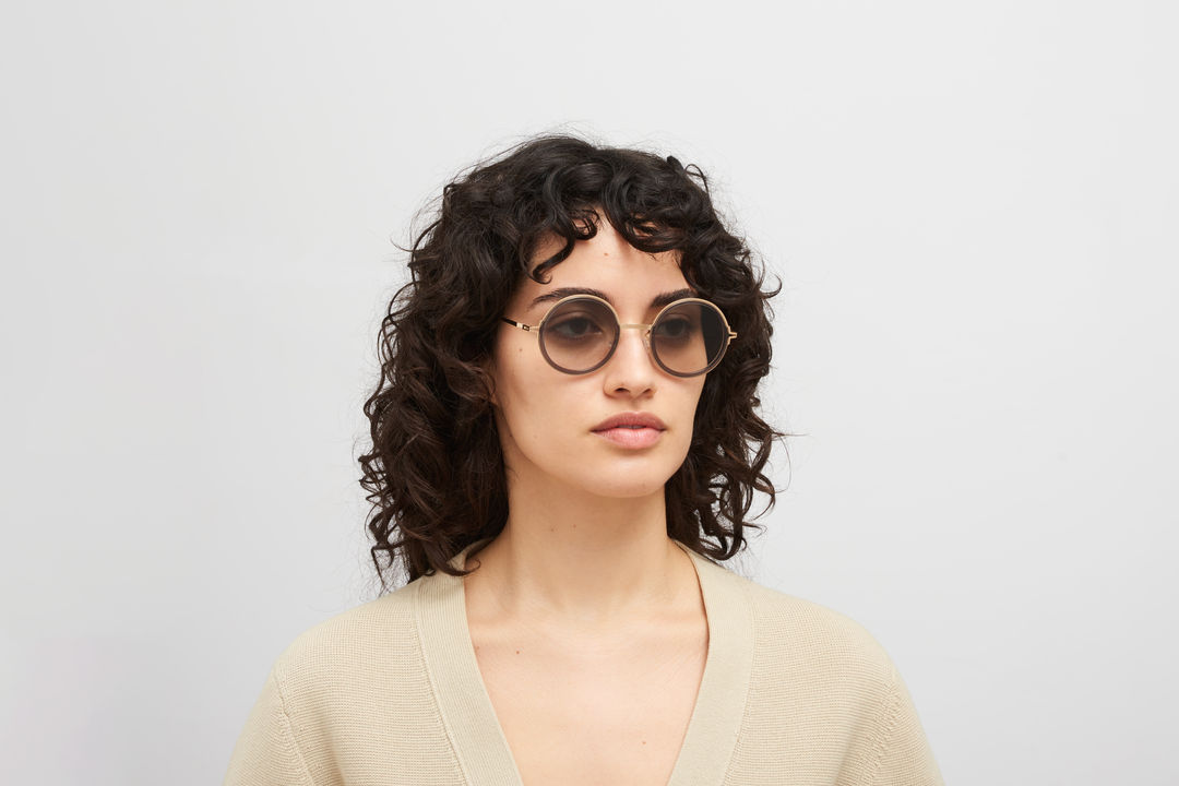 MYKITA MONROE A83-Champagne Gold/Clear Ash / Original Grey Gradient