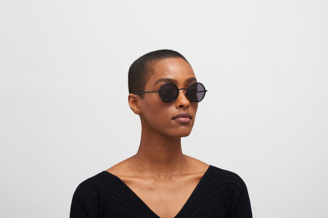 MYKITA ALYA A16-Black/Antigua / Cool Grey Solid