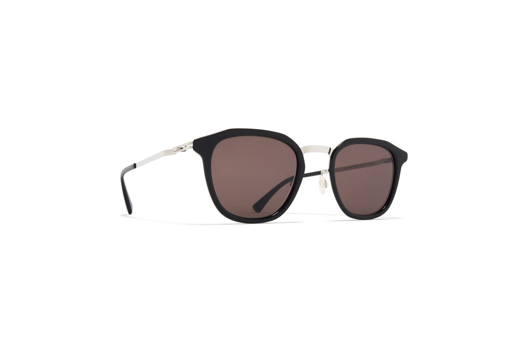 MYKITA PAVI A81 Shiny Silver/Black / Brown Solid