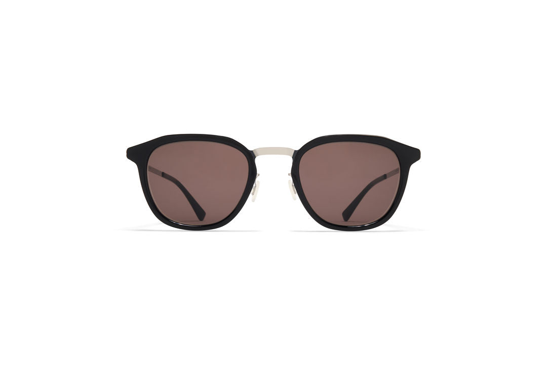 MYKITA PAVI A81 Shiny Silver/Black / Brown Solid