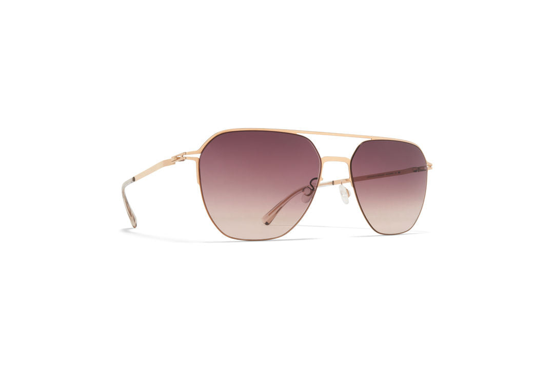 MYKITA AMOS Champagne Gold / Cedar Brown Gradient
