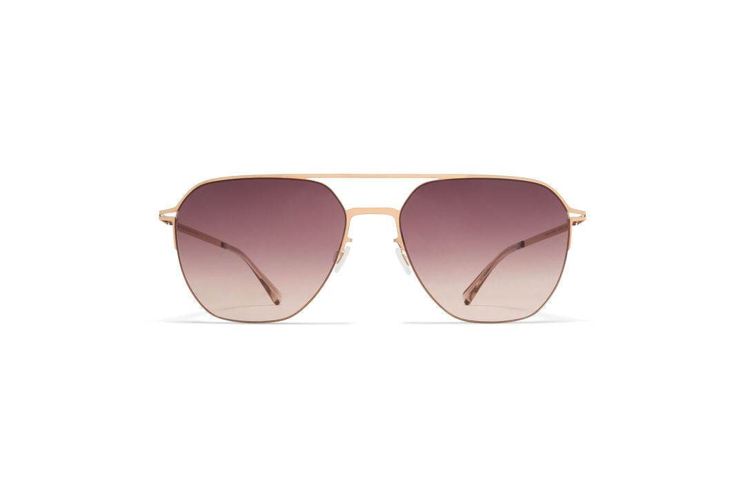MYKITA AMOS Champagne Gold / Cedar Brown Gradient