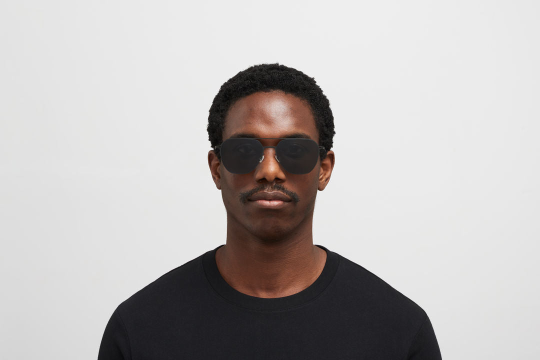 MYKITA AMOS Black / Dark Grey Solid