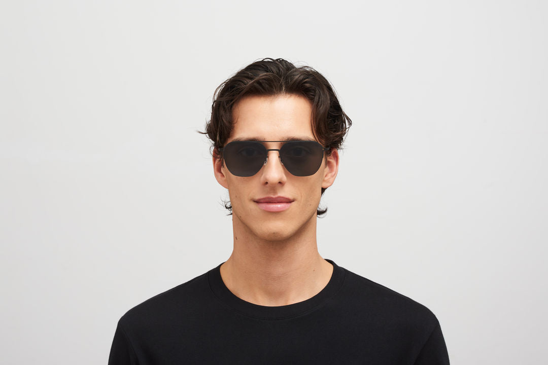 MYKITA AMOS Black / Dark Grey Solid