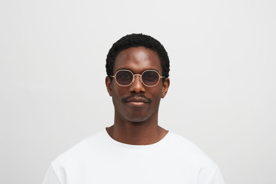 MYKITA SANTANA Champagne Gold / Cedar Brown Gradient