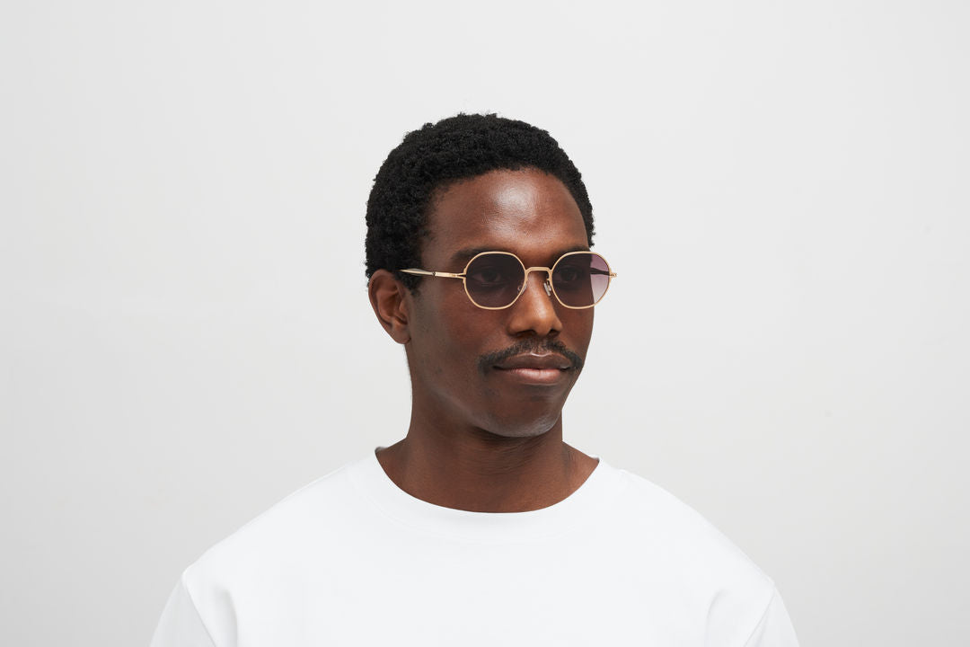 MYKITA SANTANA Champagne Gold / Cedar Brown Gradient