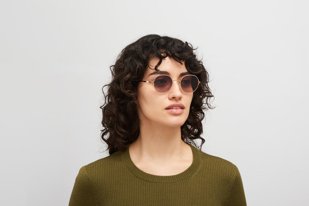 MYKITA SANTANA Champagne Gold / Cedar Brown Gradient