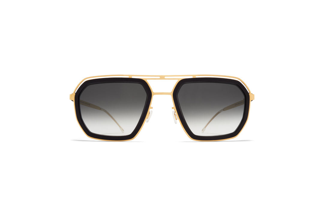 MYKITA MOJAVE MH7 Pitch Black/Glossy Gold / Raw Black Gradient