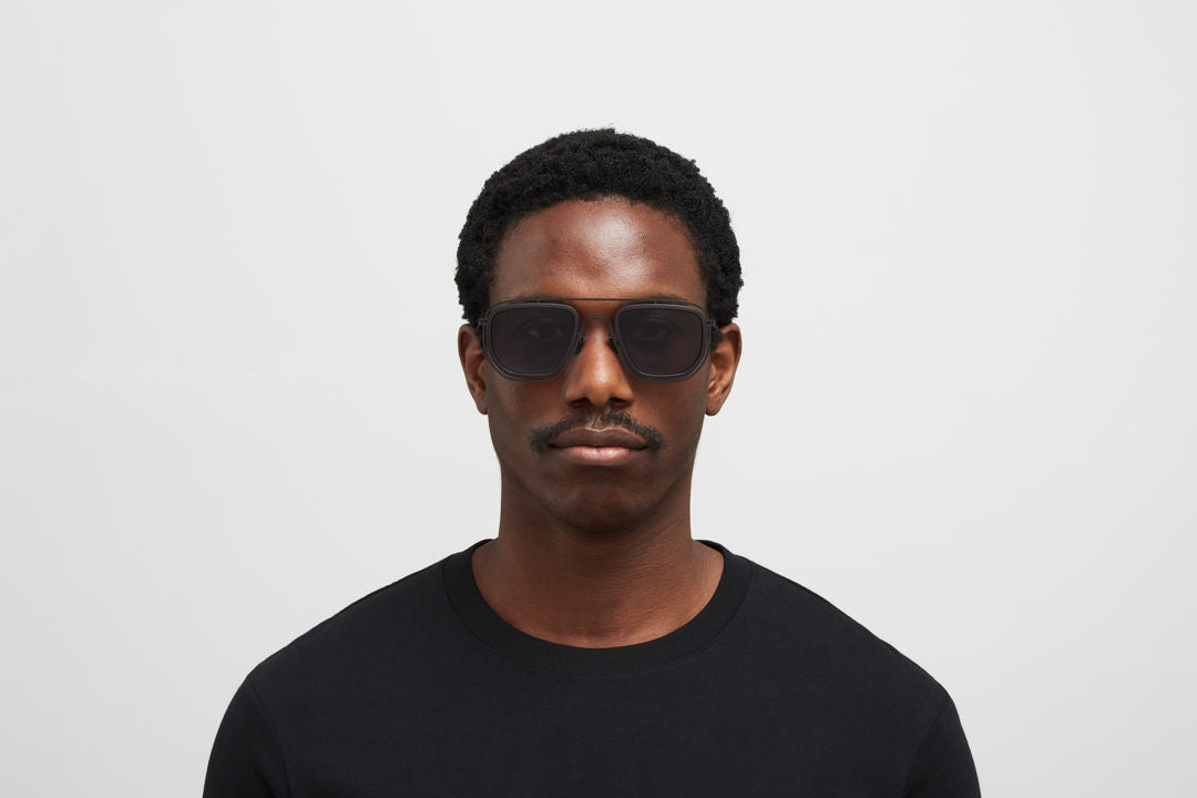 MYKITA FERLO MH6 Pitch Black/Black / Cool Grey Solid