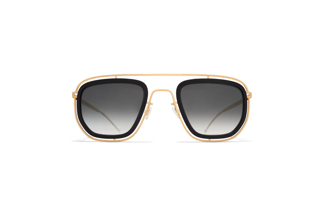 MYKITA FERLO MH7 Pitch Black/Glossy Gold / Raw Black Gradient