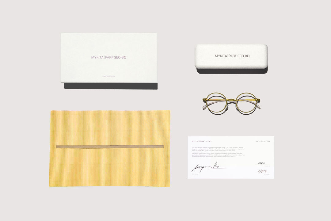 MYKITA 1 OF 0 PSB2-Golden Olive / Clear