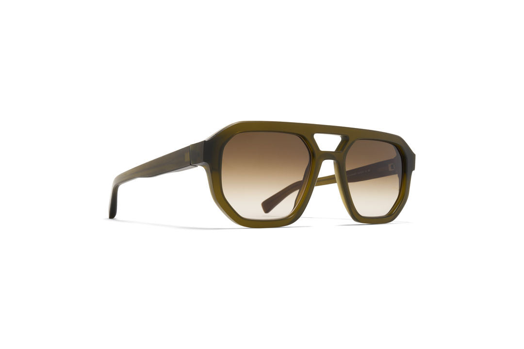 MYKITA AMARE Chilled Raw Peridot/Silver / Rawbrown Gradient