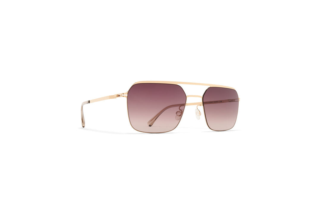 MYKITA ALISTER Champagne Gold / Cedar Brown Gradient