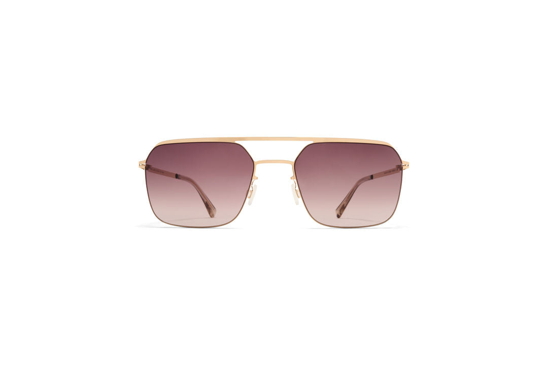 MYKITA ALISTER Champagne Gold / Cedar Brown Gradient