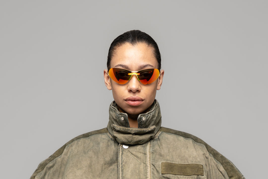 MYKITA ALPINE Glossy Gold / Orange Flash