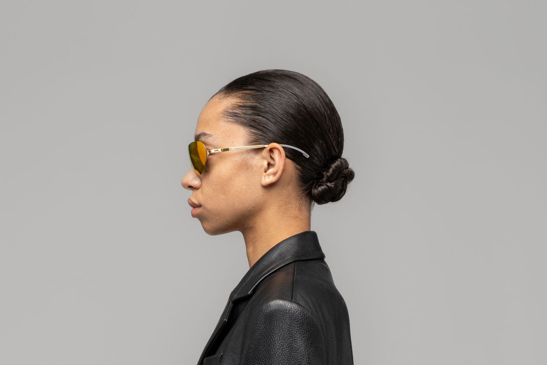 MYKITA ALPINE Glossy Gold / Orange Flash