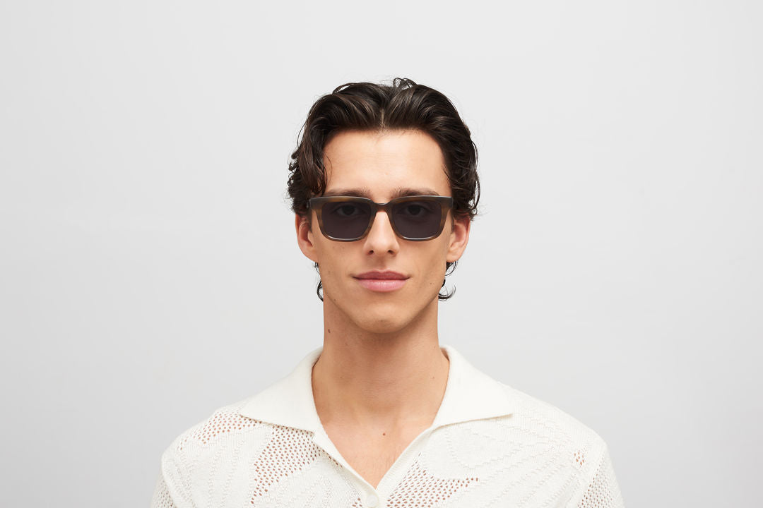 MYKITA LAMIN C176-Galapagos/Shiny Silver / Cool Grey Solid