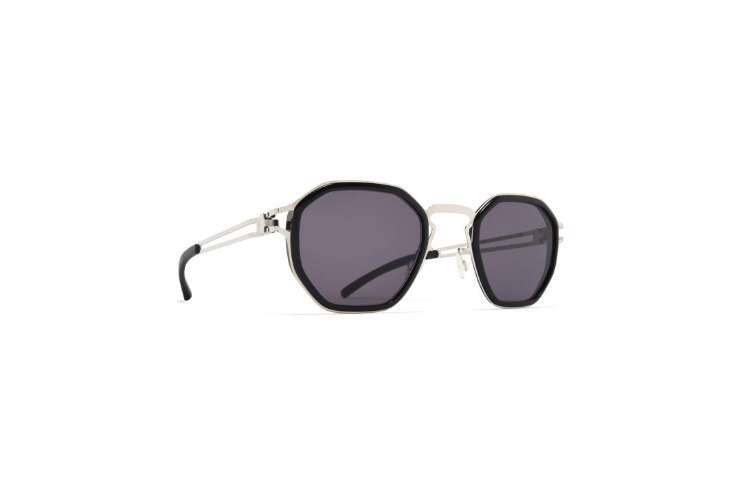 MYKITA GIA A81-Shiny Silver/Black / Coolgrey Solid