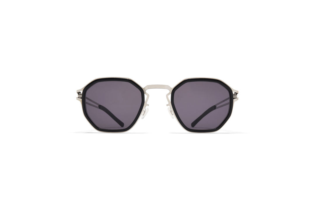 MYKITA GIA A81-Shiny Silver/Black / Coolgrey Solid