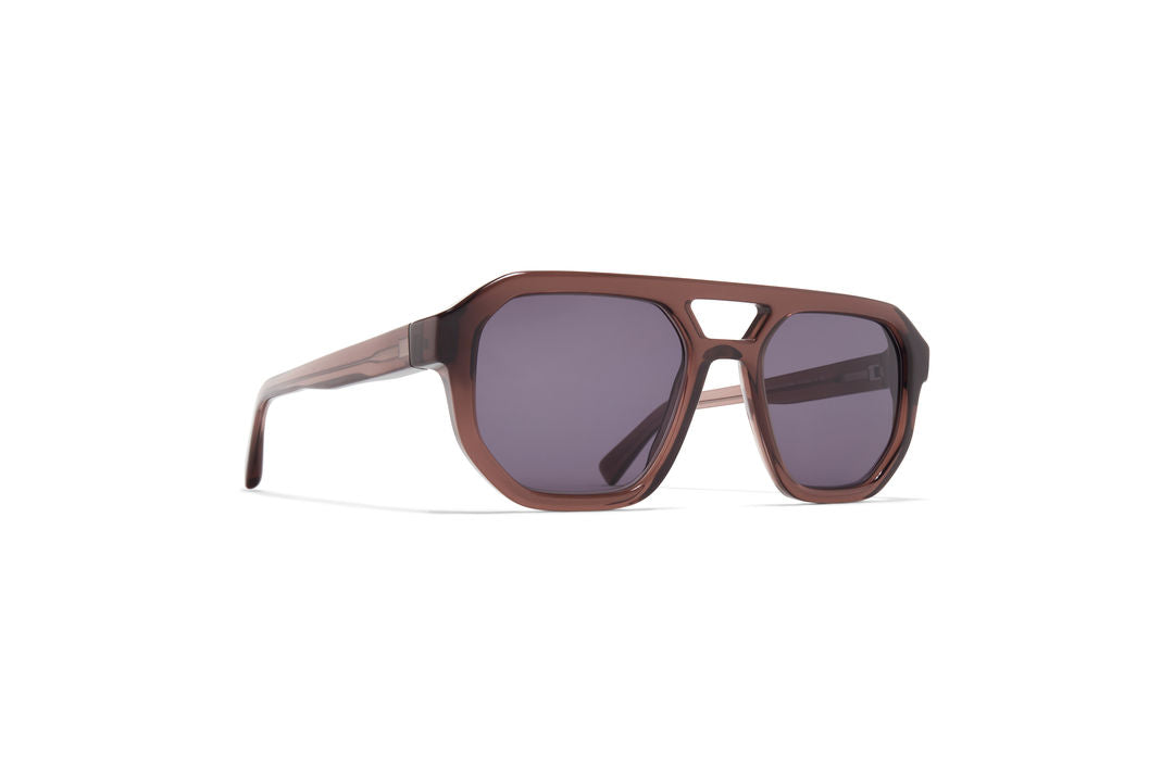 MYKITA AMARE C204-Maroon/Shiny Silver / Coolgrey Solid