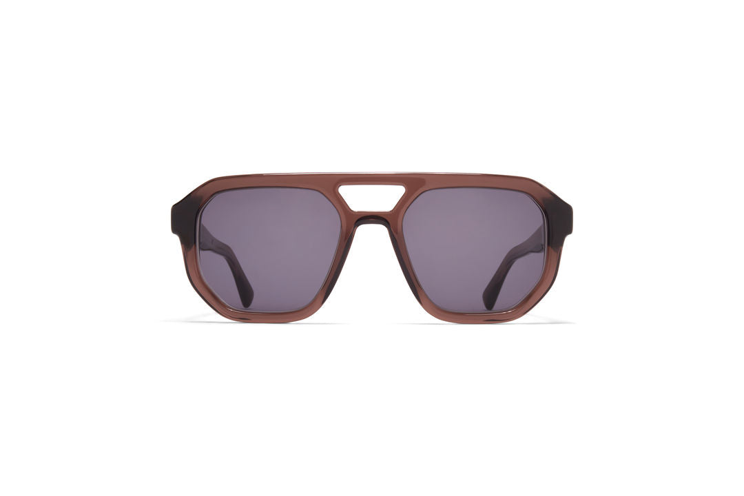 MYKITA AMARE C204-Maroon/Shiny Silver / Coolgrey Solid