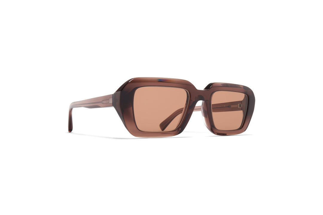 MYKITA NIMA C204-Maroon/Shiny Silver / Cruxitebrown Solid