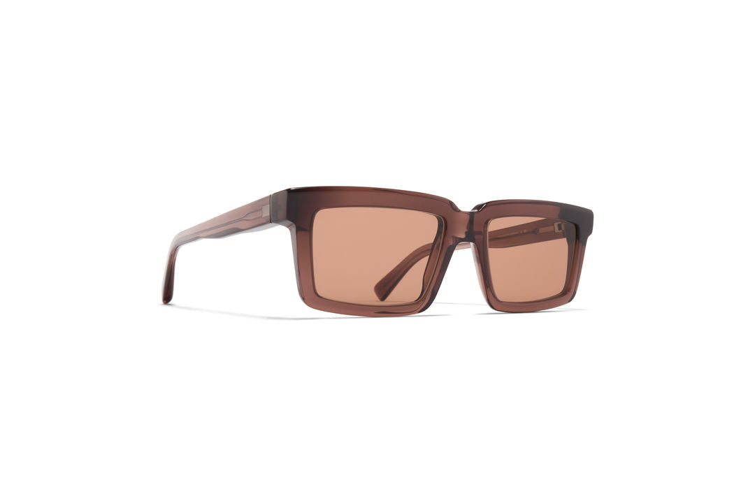 MYKITA DAKAR C204-Maroon/Shiny Silver / Cruxitebrown Solid