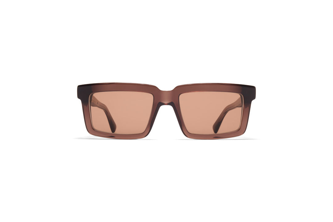 MYKITA DAKAR C204-Maroon/Shiny Silver / Cruxitebrown Solid