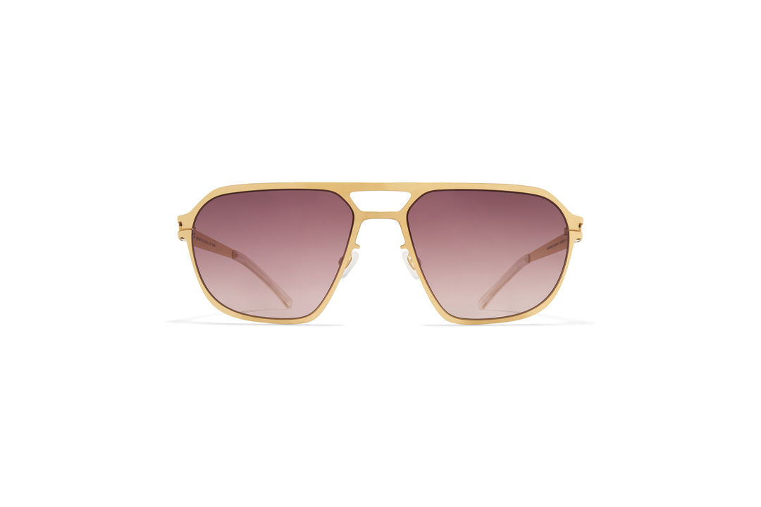MYKITA SINCLAIR Glossy Gold / Cedar Brown Gradient